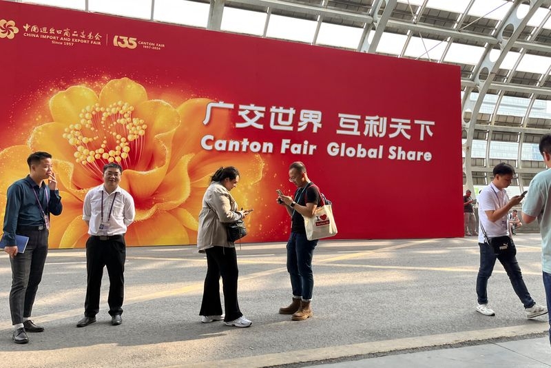 At China's largest trade fair, exporters say US markets are 'frozen'