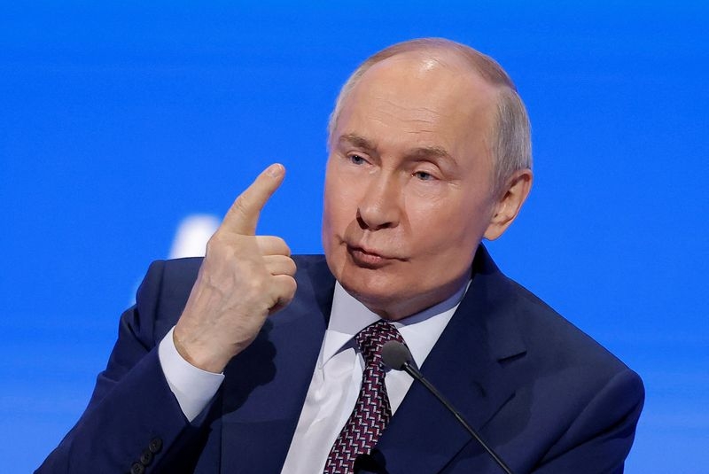 Putin promises tough road back for Western businesses that 'slammed door defiantly' on Russia