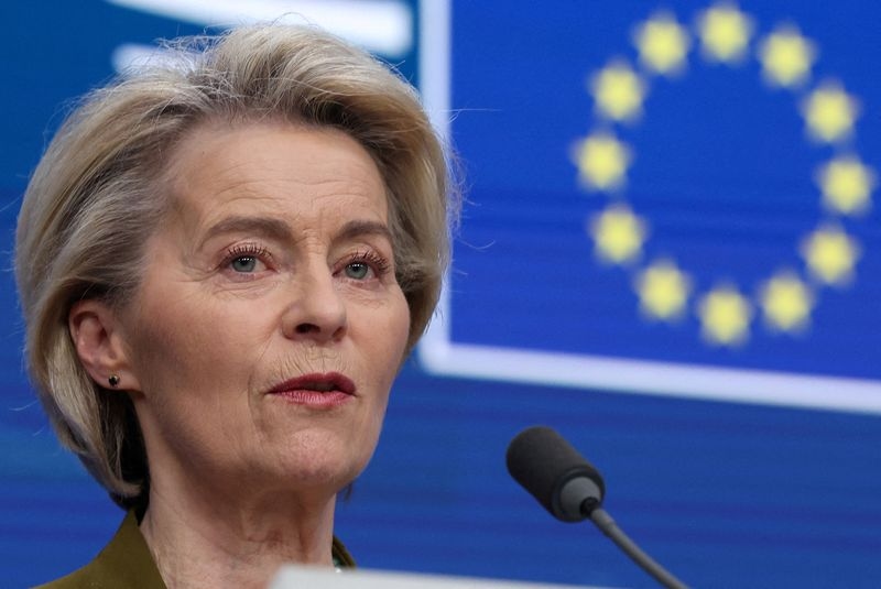 EU Commission head discusses U.S. tariff response with auto, steel and pharma executives