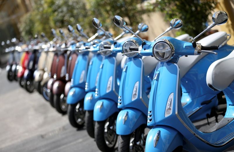 Vespa maker Piaggio posts record margin despite 'anomalous' economy