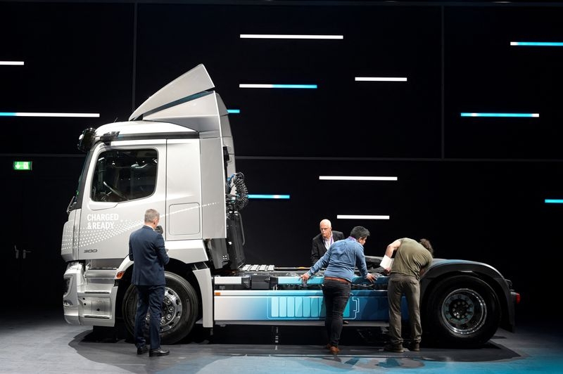 Daimler Truck says rare earth supply concerns have led to more inventory building