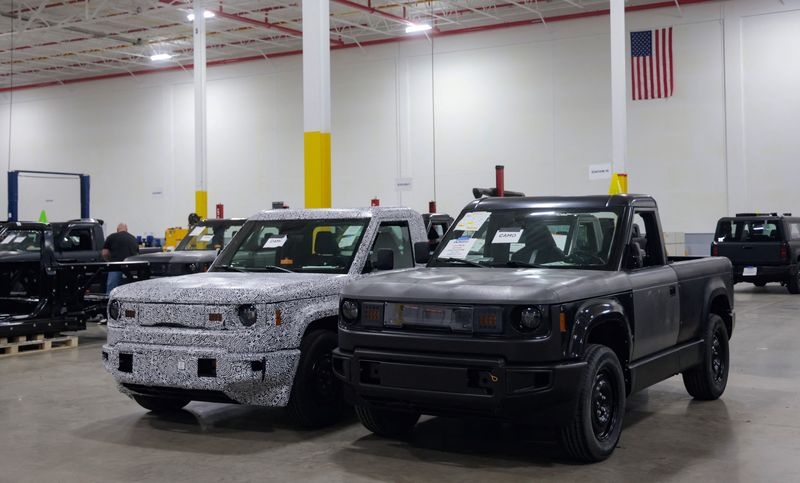 This Bezos-backed EV startup is betting you'll pay extra for a stereo in your petite pickup