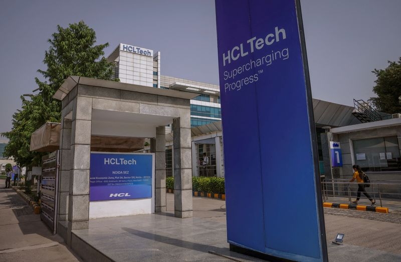 India's HCLTech jumps on strong revenue growth outlook