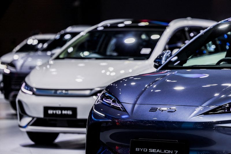 BYD's July production falls 0.9% y/y as expansion spree slows