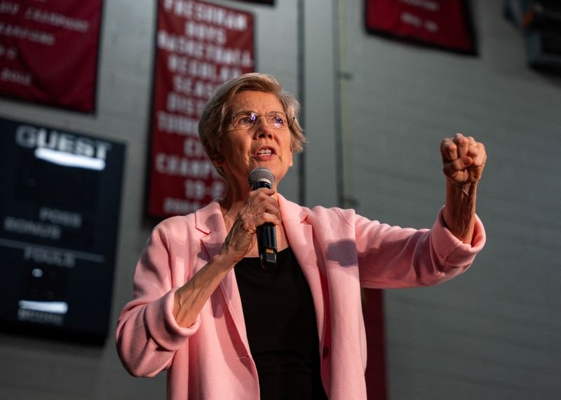 Democrat Warren raises concerns that US tariff deals will favor Big Tech over workers