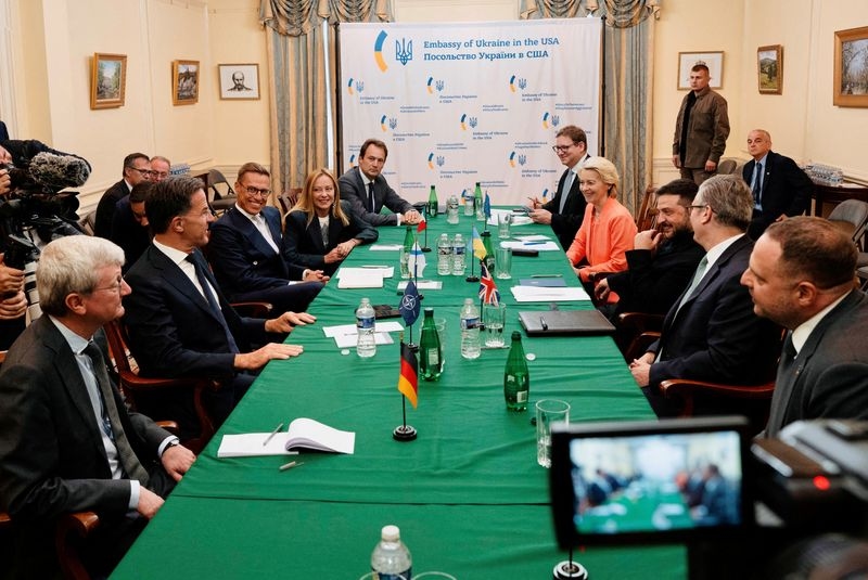 Morning Bid: Caution on Ukraine, eyes on Jackson Hole