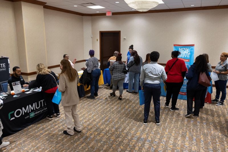 US jobless claims tick up in latest week; productivity improves in second quarter