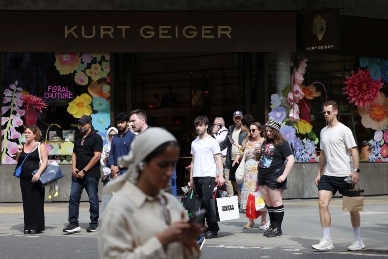 UK shoppers raised their spending in March in face of Trump's tariff onslaught