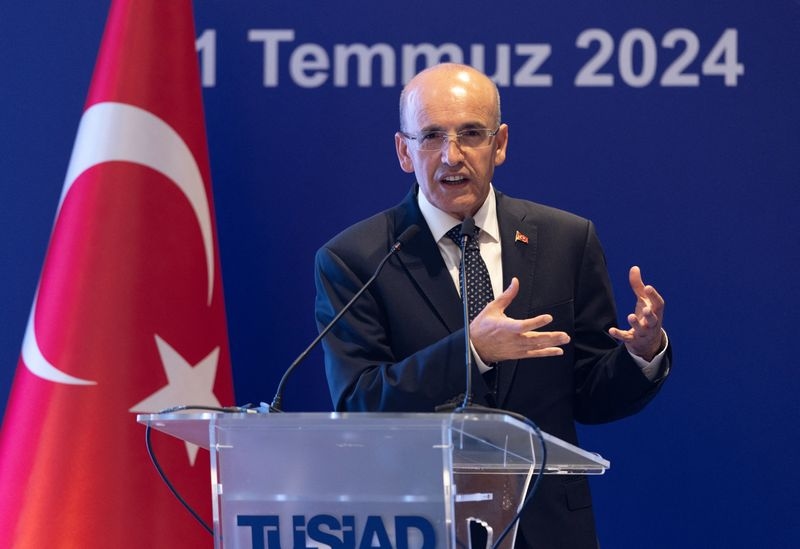 Turkey taking crypto transaction steps to hinder laundering, Simsek says