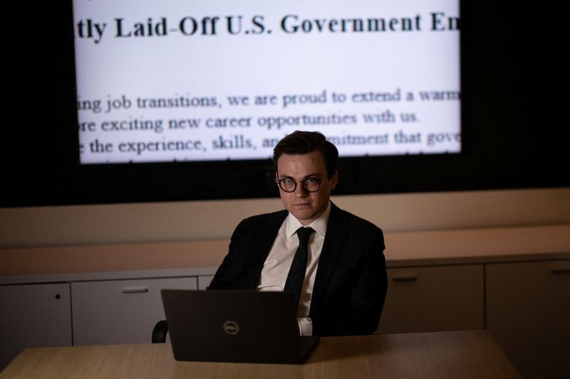 Exclusive-Secretive Chinese network tries to lure fired federal workers, research shows