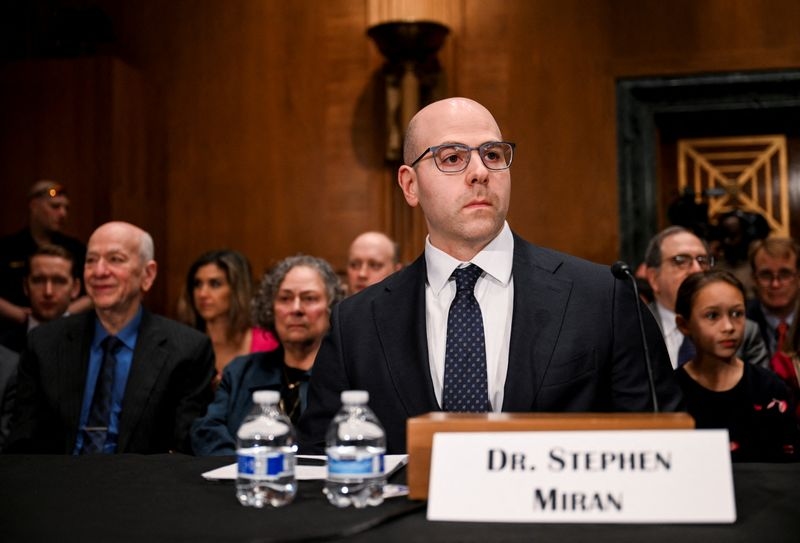 INSTANT VIEW - Trump picks Stephen Miran to fill open spot on Fed board