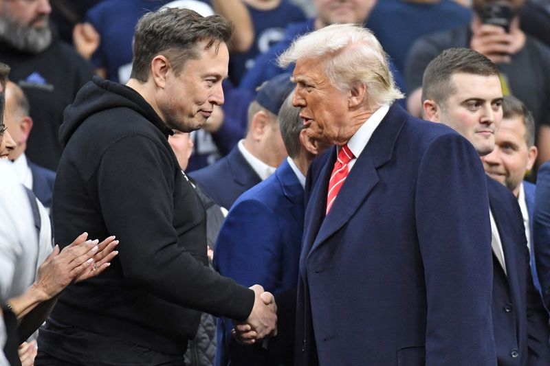 Trump says he wants Musk and his companies to thrive in US