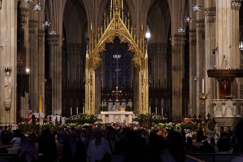 At Sunday Mass in New York, Americans celebrate their new pope