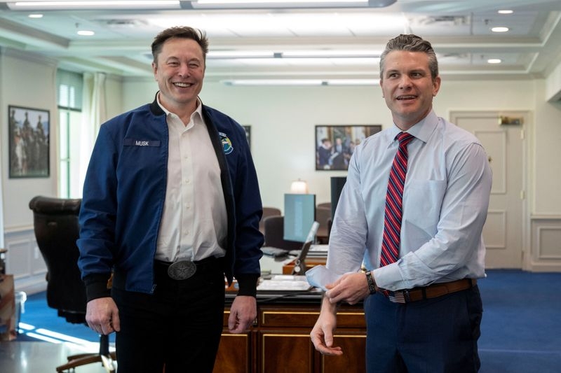 US defense secretary Hegseth meets Musk for second time at Pentagon