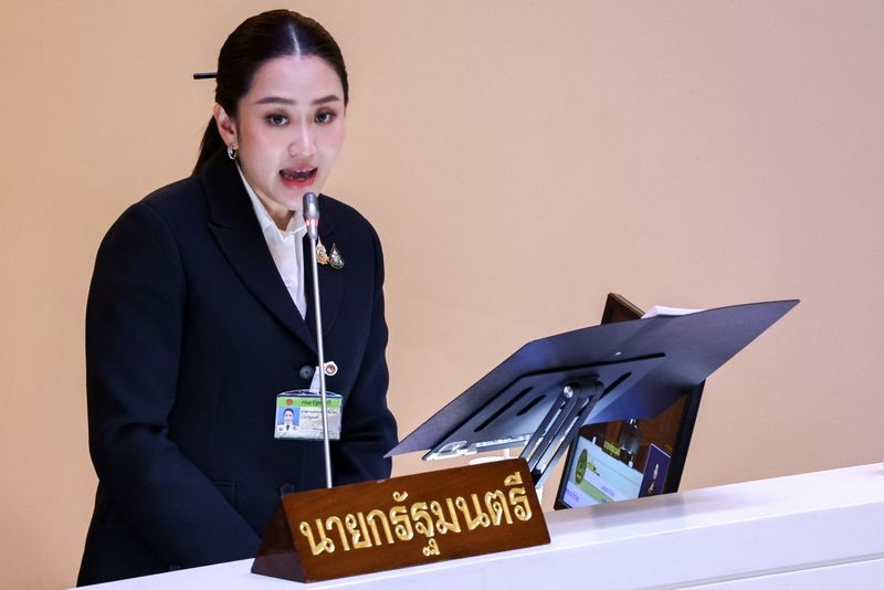 Thai PM faces censure motion as opposition takes aim at father's influence