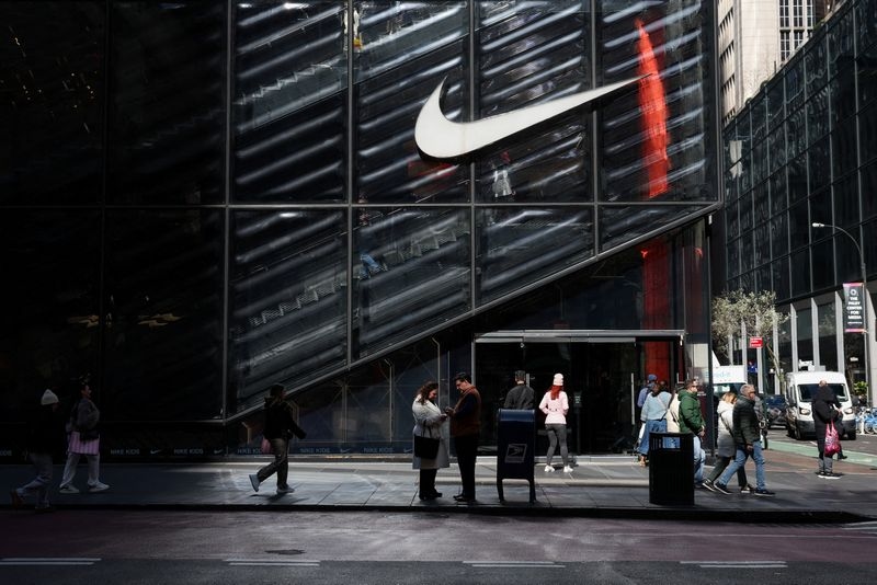 Nike posts smaller-than-expected drop in quarterly revenue