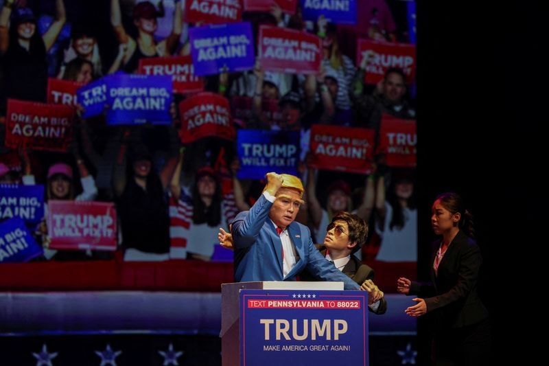 Trump-inspired Cantonese opera in Hong Kong aims to bring love and peace