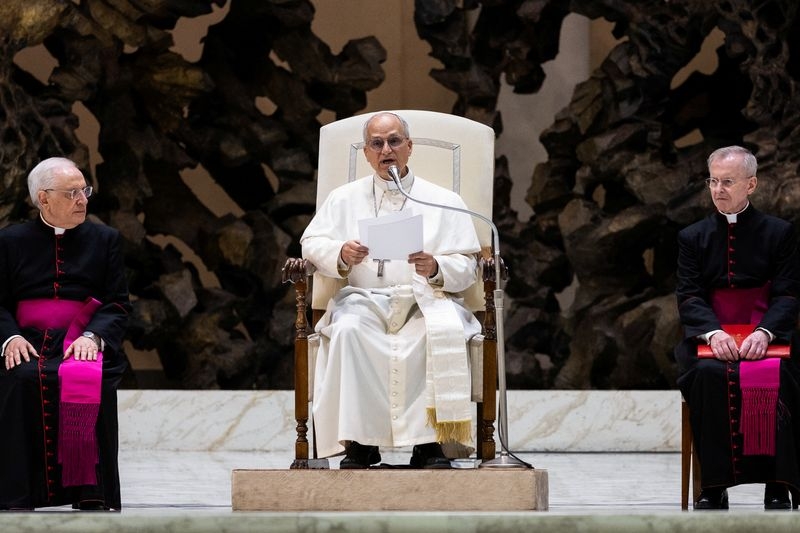 Pope Leo says he will make 'every effort' for world peace