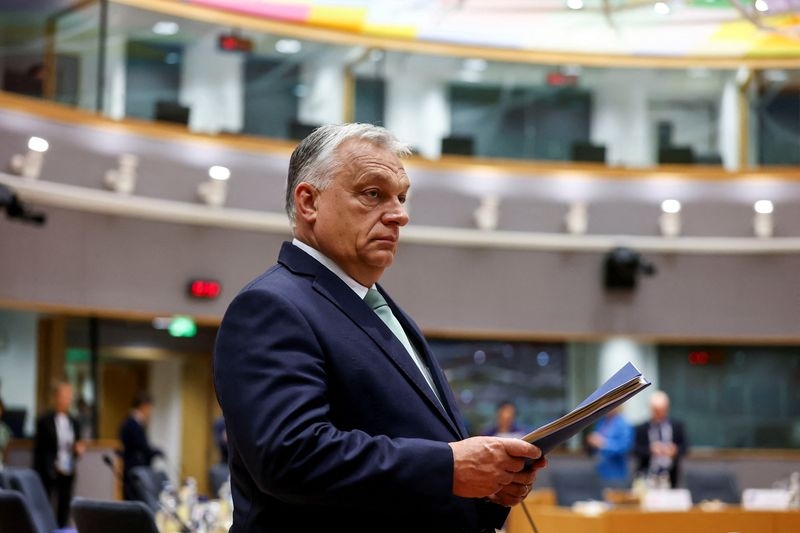 Hungary's Orban says he will not back EU budget unless funds released