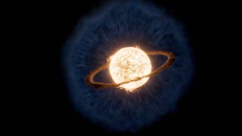 Webb telescope documents alien planet's death plunge into a star