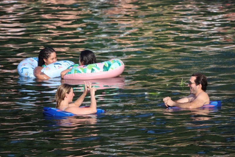 Swath of Texas swelters in record-setting spring heat wave