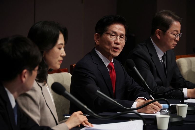 South Korea presidential candidate Kim says open to discussing US troop cost