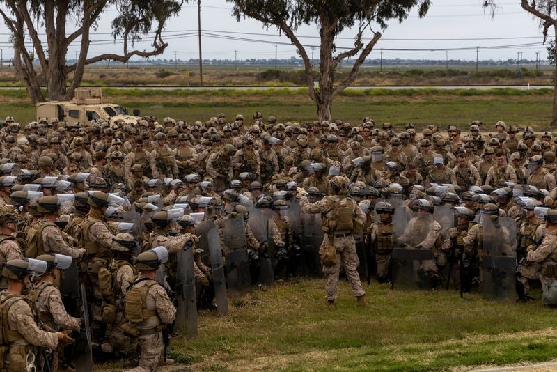 Marines prepare for Los Angeles deployment as protests spread across US
