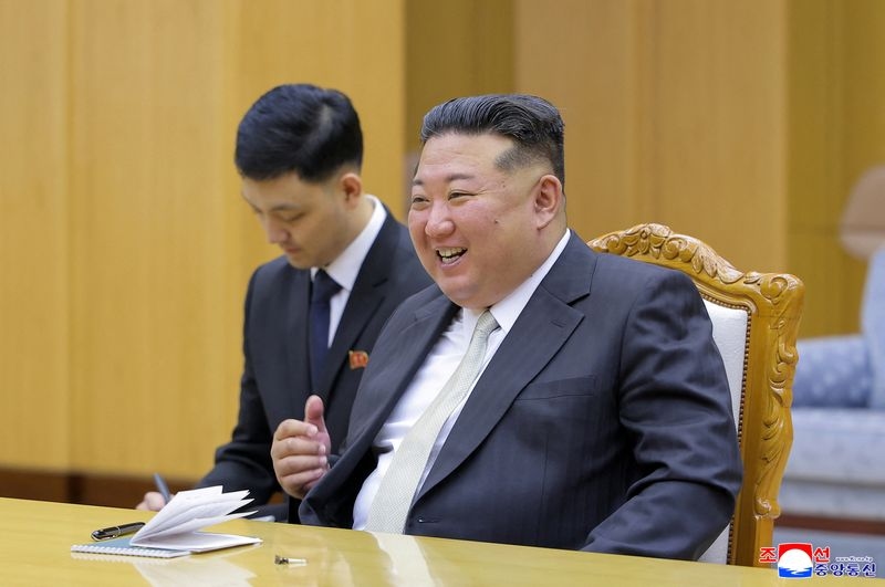 North Korea leader Kim praises 'heroic' troops in Russia, state media says