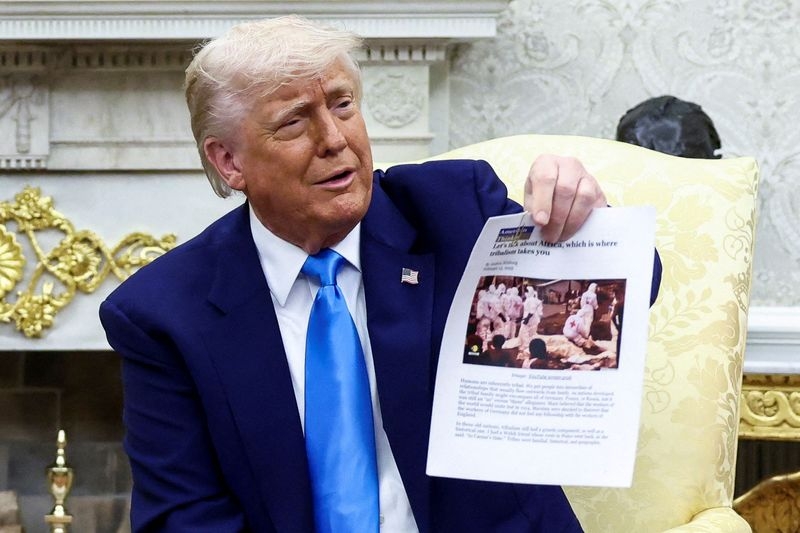 Factbox-Trump makes false claims of white genocide in South Africa during Ramaphosa meeting
