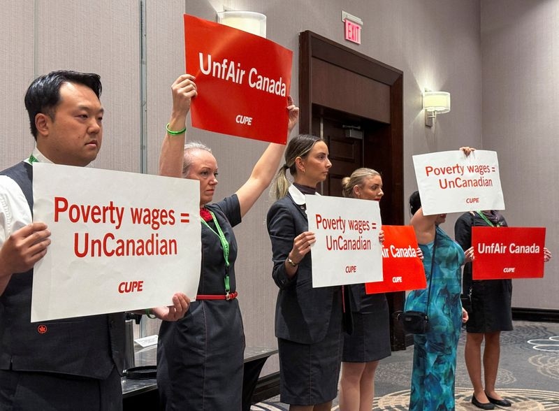 Air Canada grounded as striking union defies order to get back to work