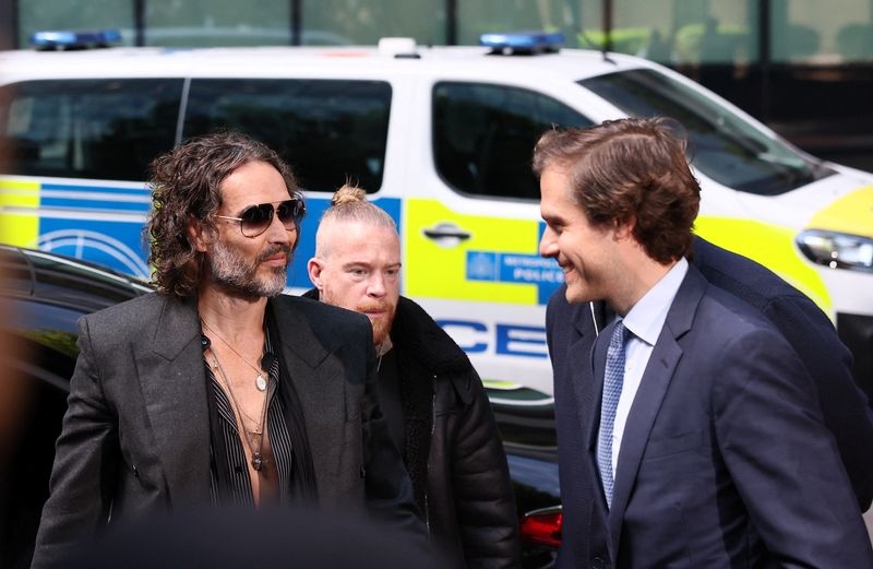 Comedian Russell Brand denies rape and sex assault charges in UK court