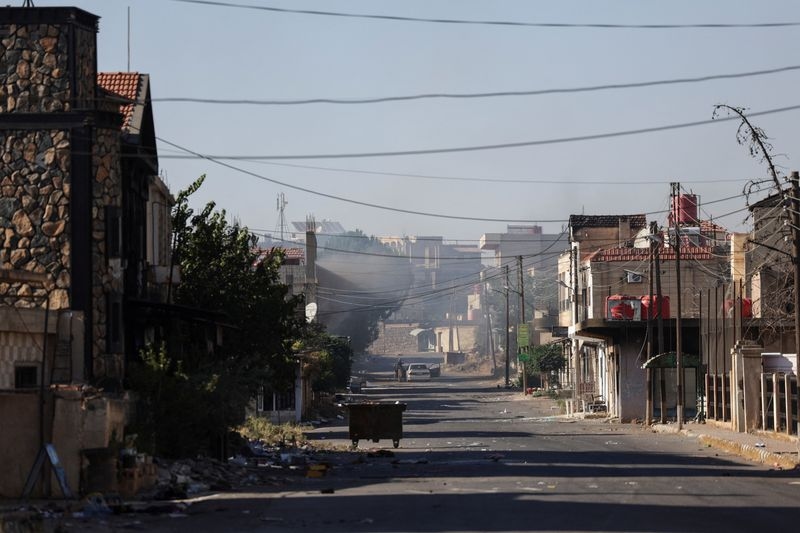 Calm reported in Syria's Sweida as tribal fighters said to withdraw