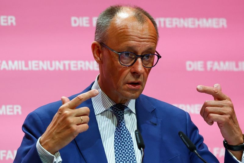 Germany's Merz says some US lawmakers have 'no idea' of scale of Russia's rearmament