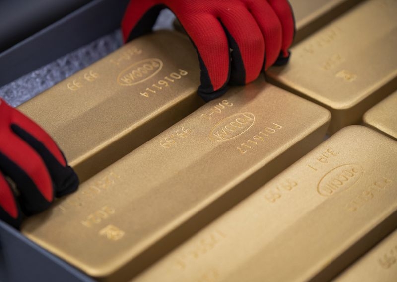 Gold slips as dollar ticks higher, US inflation report in focus