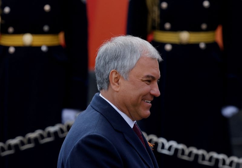 Russian parliament speaker to visit China, Vedomosti says