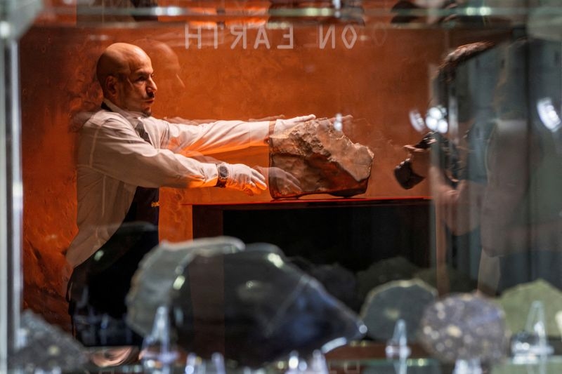 Martian meteorite sells for record $5.3 million at Sotheby's