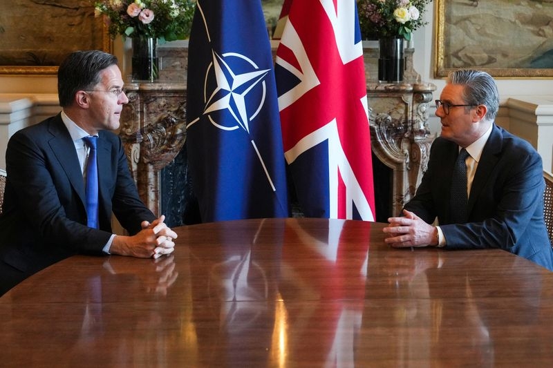 UK PM Starmer to discuss NATO defence spending plans with Rutte on Monday
