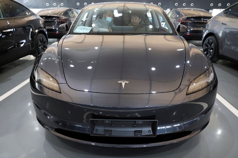 Tesla's China-made EV sales fall 15% y/y in May