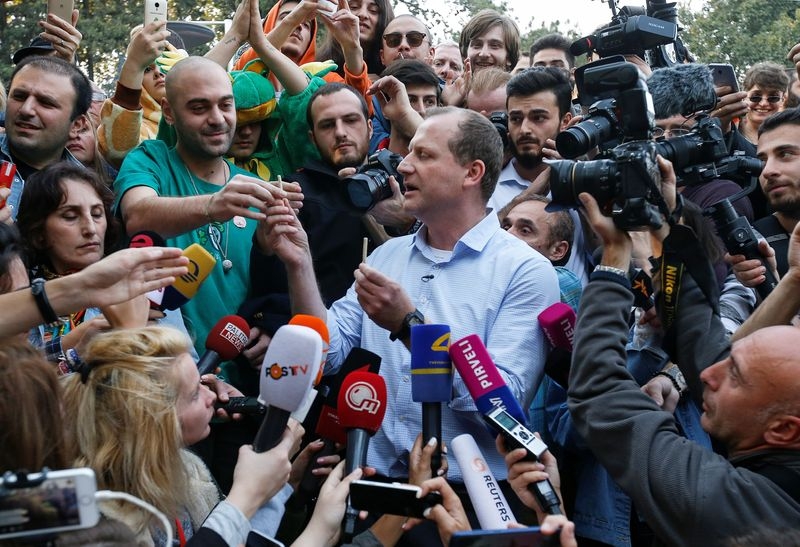 Georgian court places opposition leader in pre-trial detention for contempt of parliament