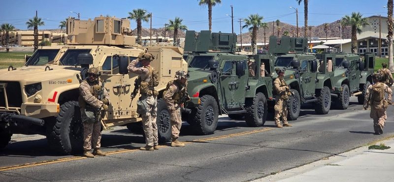 Marines arrive in LA under Trump orders as protests spread to other cities