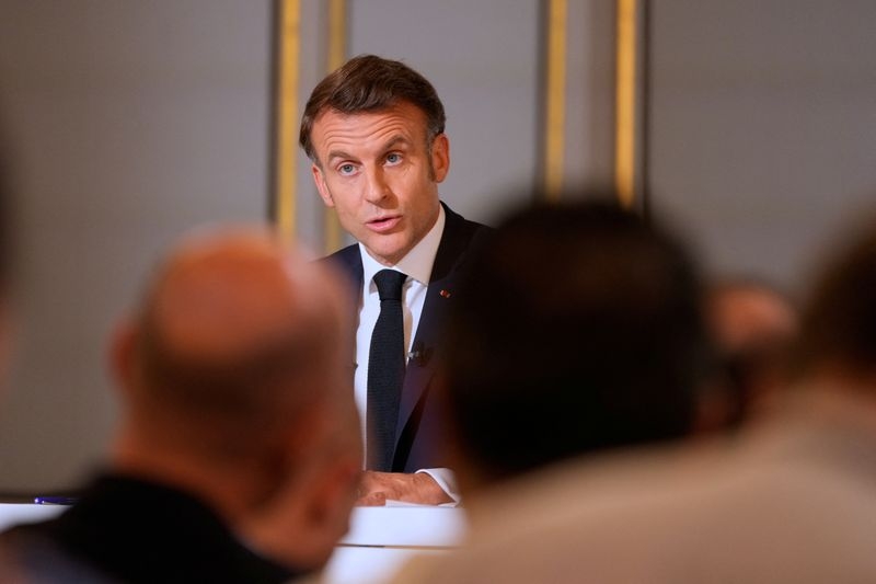 France's Macron says Iran responsible for destabilising region
