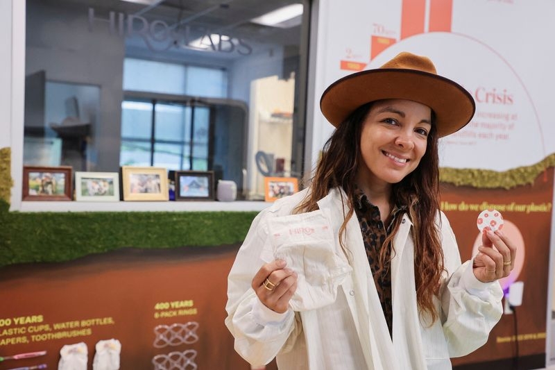 Texas startup sells plastic-eating fungi diapers to tackle landfill waste
