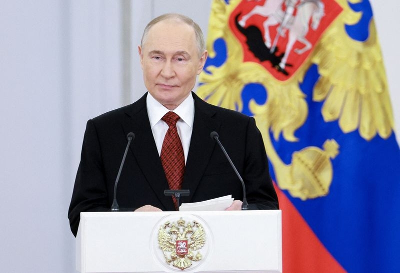 Russia's Putin calls for quick development of drone forces