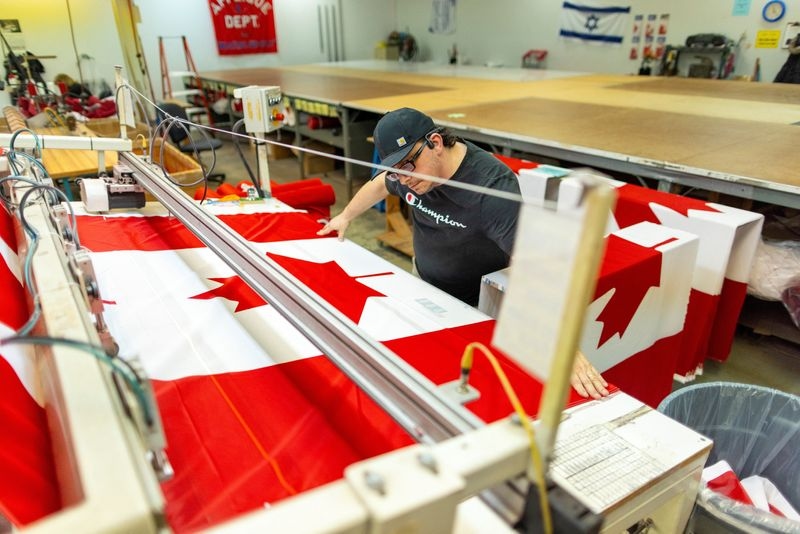 Canadian flag sales surge after Trump threats