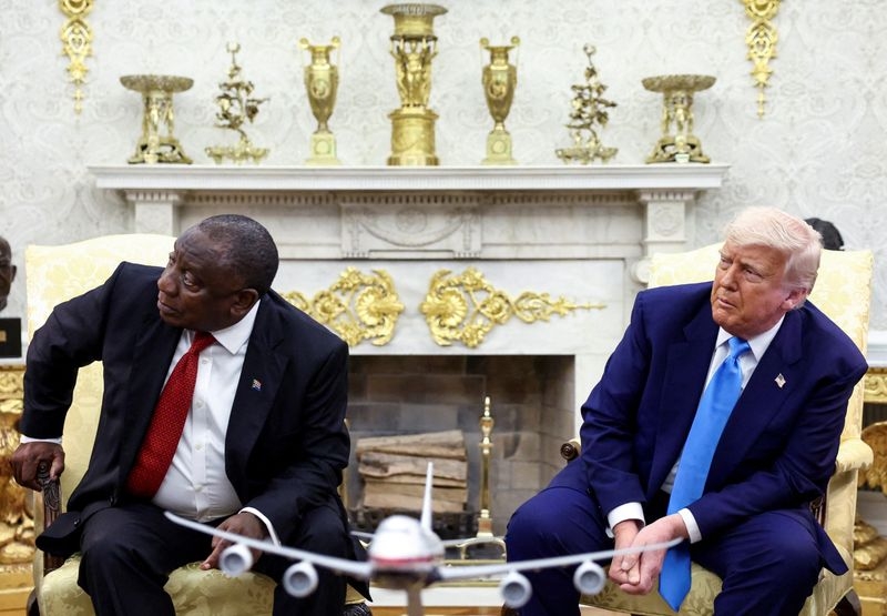 South Africa town leader 'sad' about Trump's misuse of white crosses video