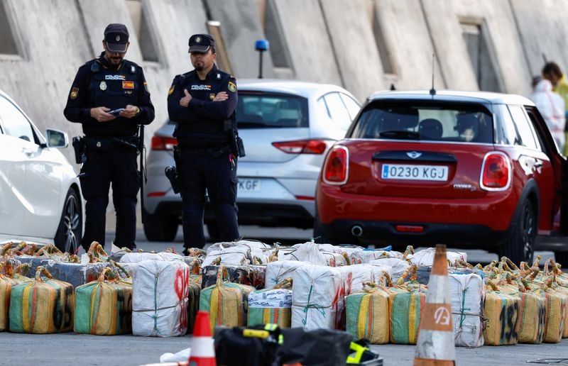 Greece arrests three over cocaine-loaded ship seized by Spain in 2023