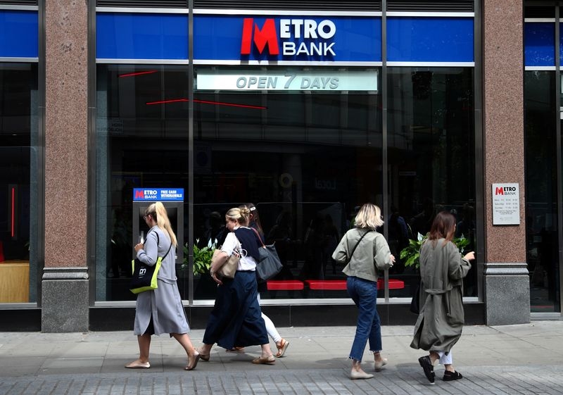 British lender Metro Bank triples half-year profit on lending pivot, cost cuts