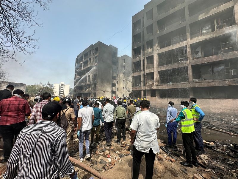 At least 270 bodies recovered from Air India crash site, hospital official says
