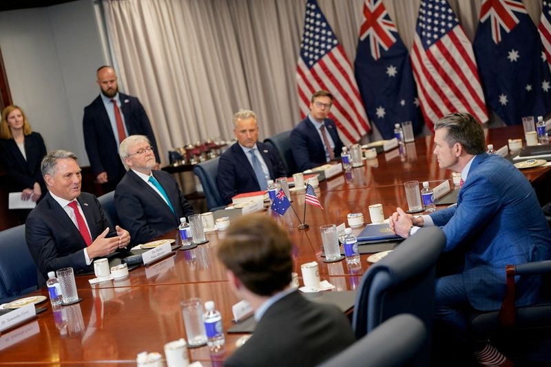 Australia to work closely with US on review of Biden-era submarine pact