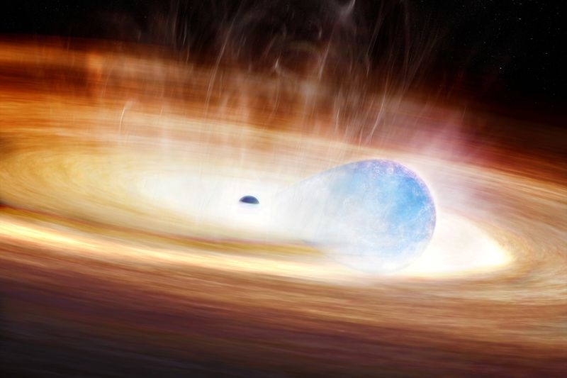 New type of supernova detected as black hole causes star to explode
